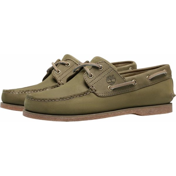 Buty, mokasyny Classic Boat 2 Eye Boot Timberland - zielony