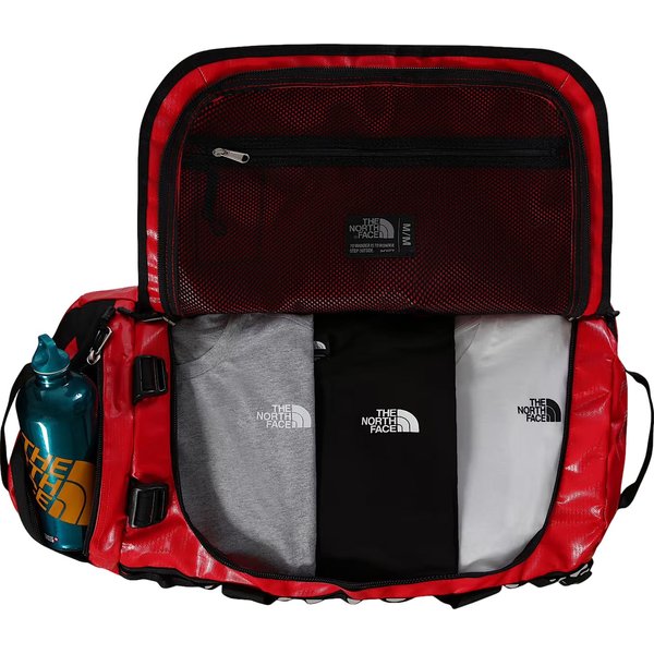 Torba z funkcją plecaka Base Camp Duffel M 71L The North Face - Red/Black
