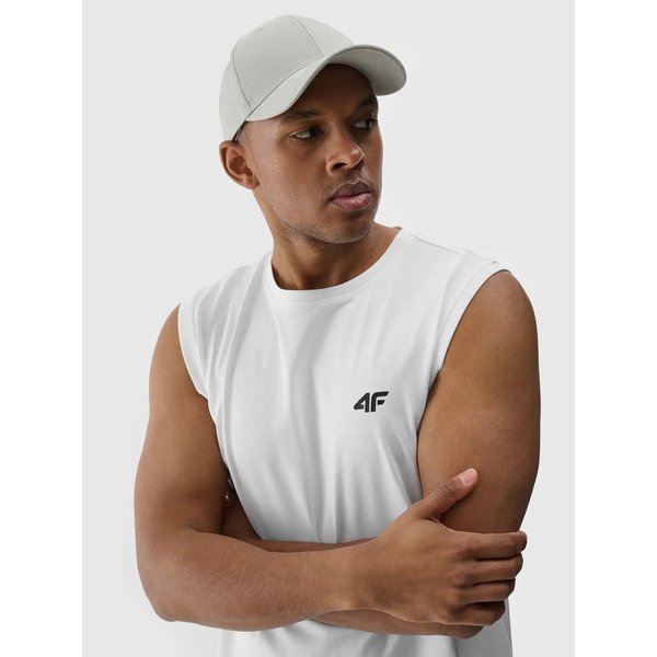 Bezrękawnik męski TSLEM125 4F - biały