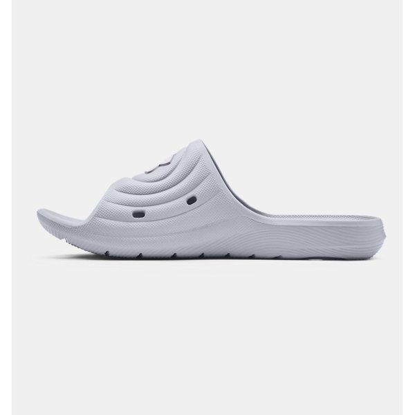 Klapki Locker IV Jr Under Armour - białe