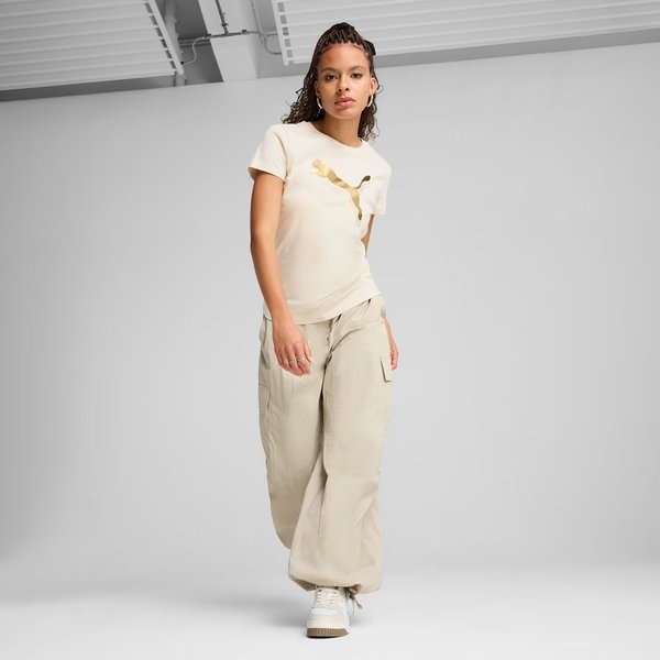 Koszulka damska Ess Metallic Puma - alpine snow