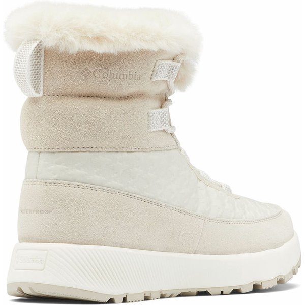 Buty, śniegowce Slopeside Peak II Luxe Waterproof Wm's Columbia - Dark Stone, Sea Salt