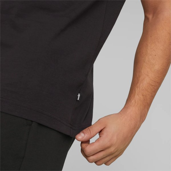 Koszulka męska Essentials+ 2 Colour Logo Tee Puma - czarny/biały