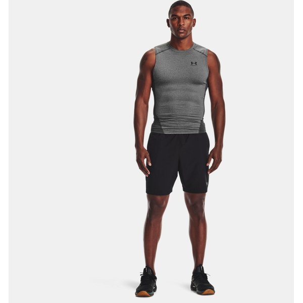 Bezrękawnik męski HeatGear Armour Sleeveless Under Armour - ciemny szary
