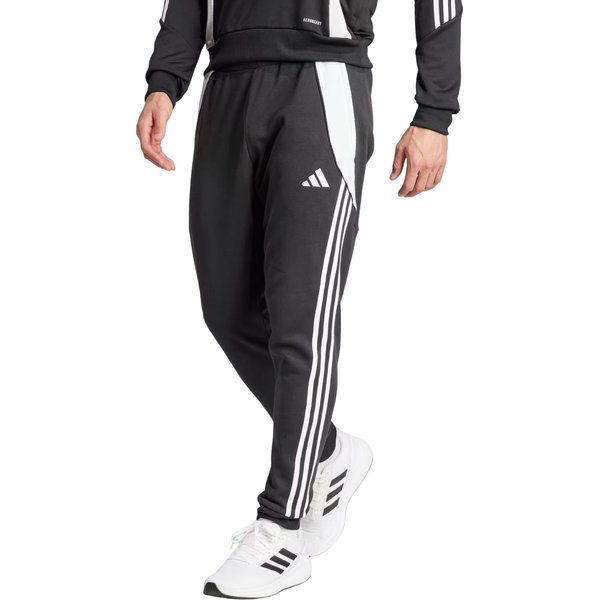Spodnie dresowe męskie Tiro 24 Sweat Adidas - czarno-białe