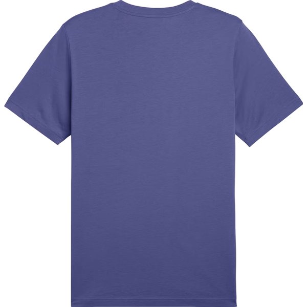 Koszulka męska Essentials 2 Colour No.1 Logo Puma - Blue Crystal