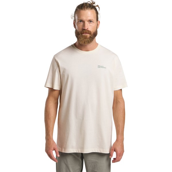 Koszulka męska Essential Jack Wolfskin - cotton white