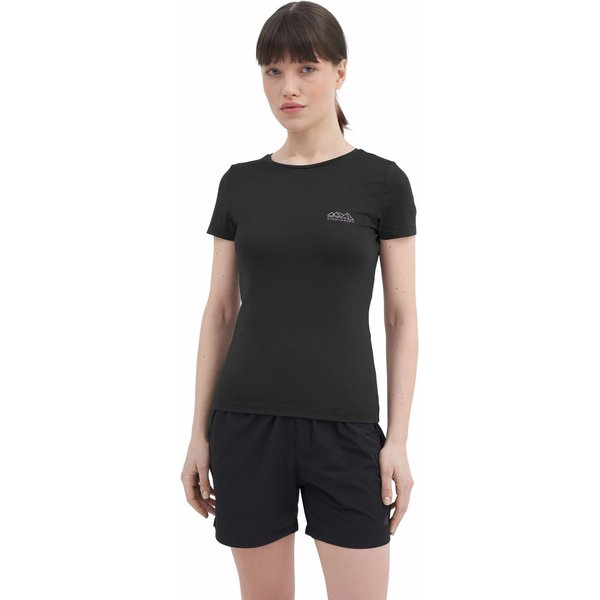 Koszulka damska 4FSS23TFTSF194 4F - czarna