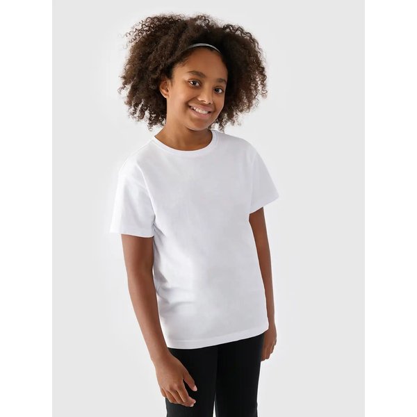 Koszulka dziewczęca TTSHF2332 4F - biały