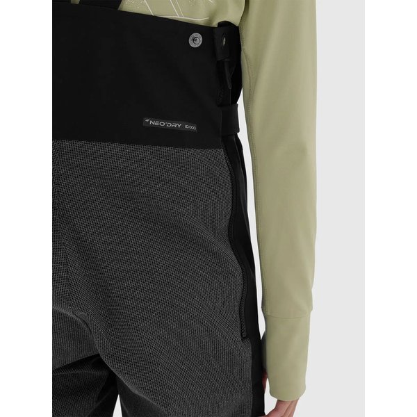 Spodnie snowboardowe damskie na szelkach TFTRF702 4F