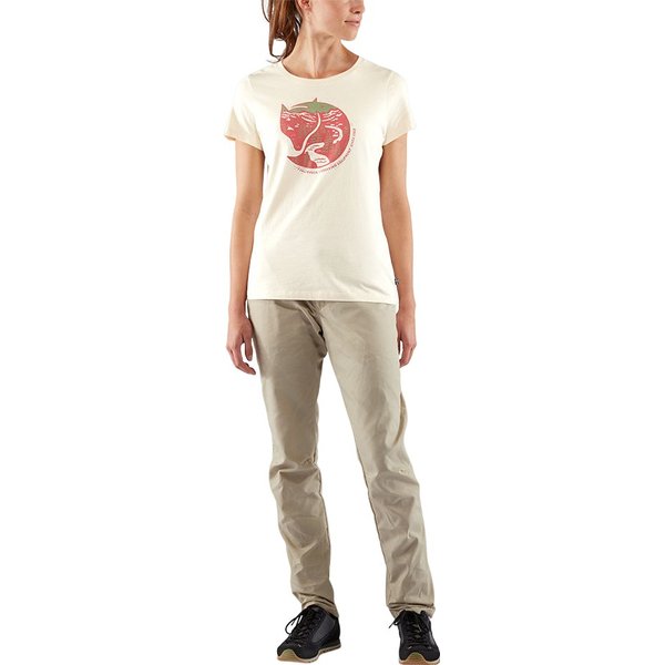 Koszulka damska Arctic Fox Fjallraven - Chalk White