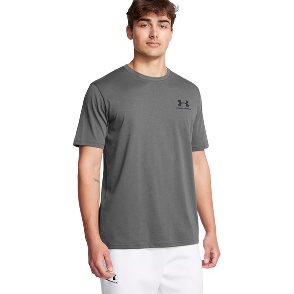 Koszulka męska Sportstyle Left Chest Logo Under Armour - Castlerock/Black