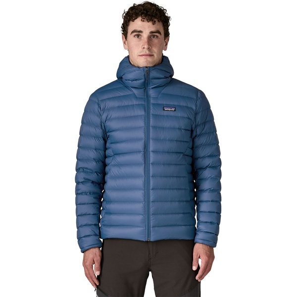 Kurtka puchowa męska Down Sweater Hoody Patagonia - Clement Blue