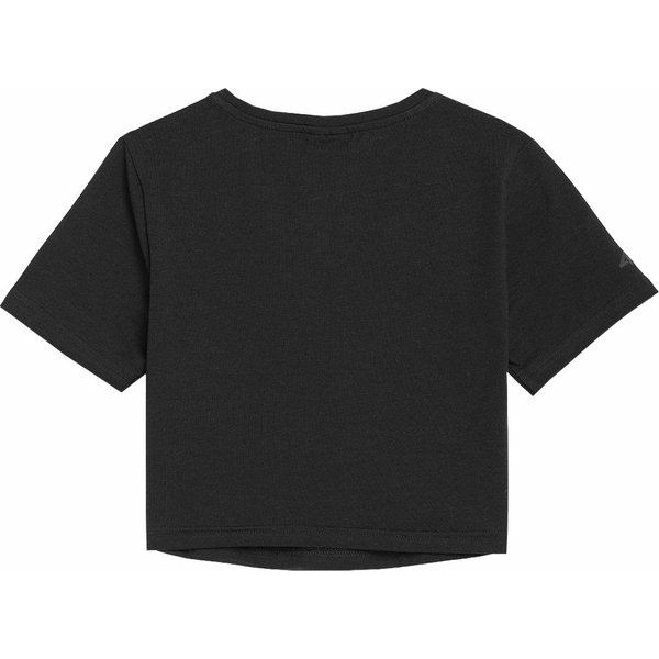 Koszulka, crop-top damski 4FSS23TTSHF345 4F - czarna