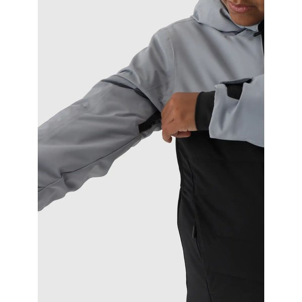 Kurtka narciarska chłopięca TTJAM535 4F - szary