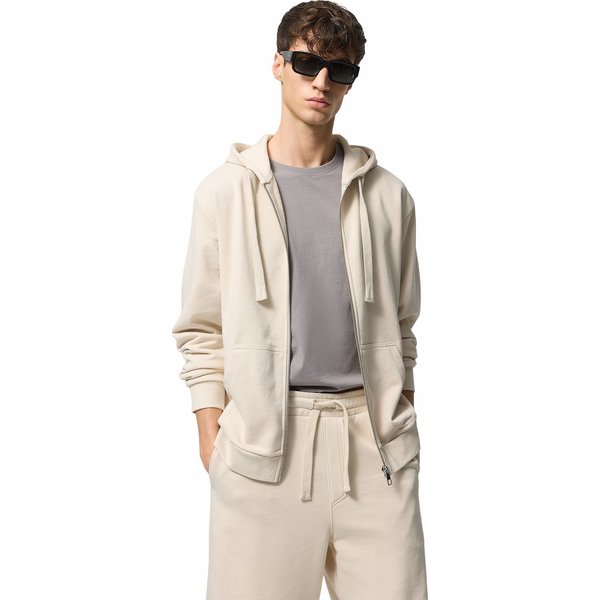 Bluza męska OTHWSS24TSWSM1173 Outhorn - kremowy