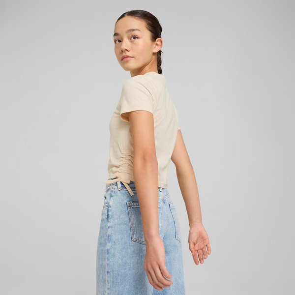 Koszulka juniorska Flaming Love Puma - alpine snow