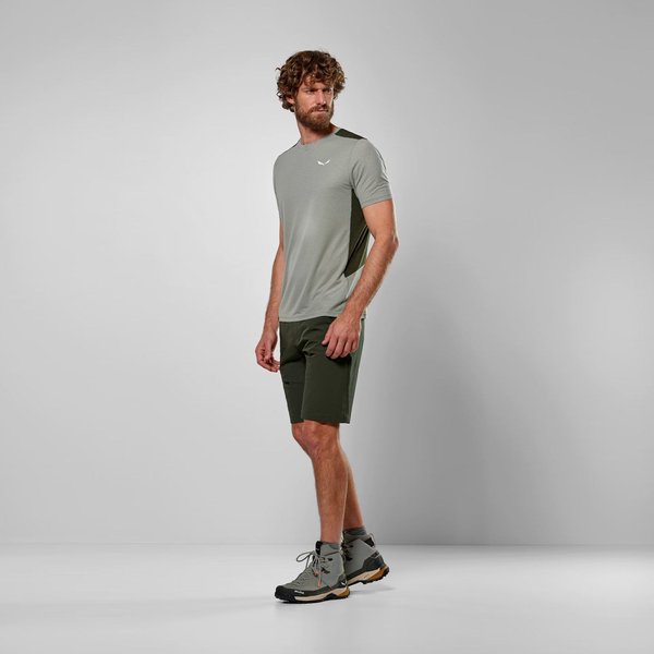 Koszulka męska Puez Hybrid Dry T-Shirt Salewa - shadow