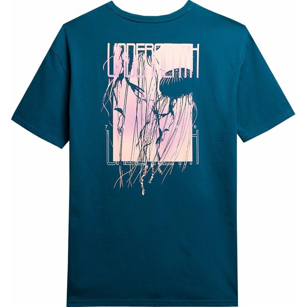 Koszulka męska 4FWSS24TTSHM1287 4F - morska zieleń