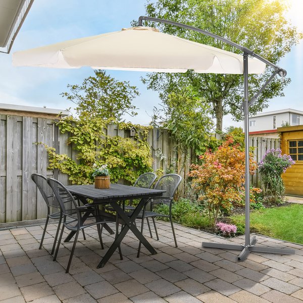 Parasol ogrodowy Classic 300cm Outtec - beżowy