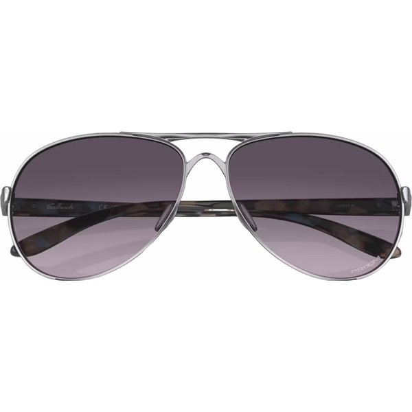Okulary przeciwsłoneczne Feedback Oakley - polished chrome prizm grey gradient