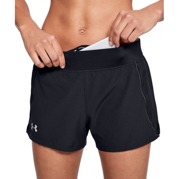 Spodenki damskie Qualifier Speedpocket Under Armour - czarny