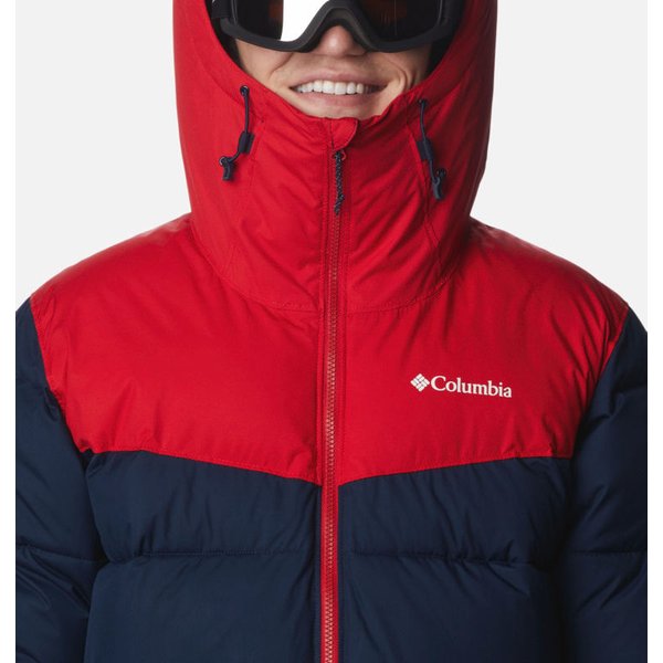Kurtka narciarska męska Iceline Ridge Columbia - granatowa/czerwona