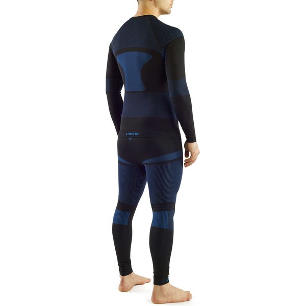 Bielizna termoaktywna męska Dante Viking - czarno-niebieska