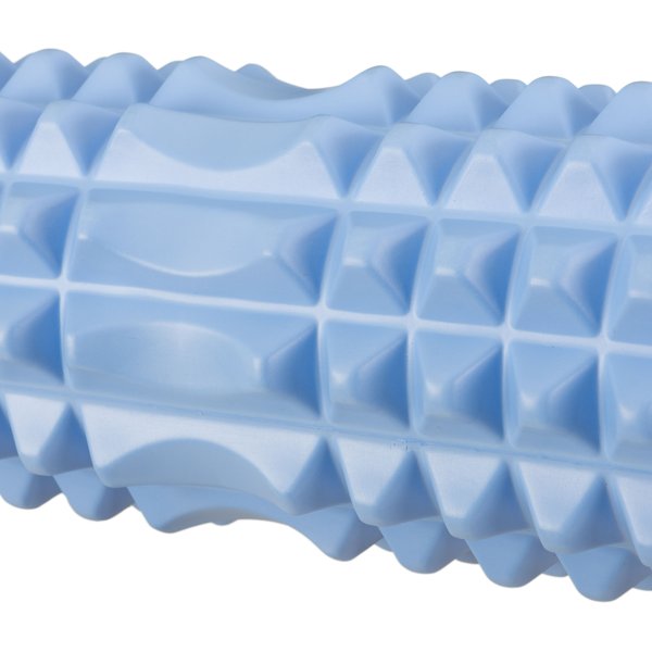 Wałek, roller do masażu z wypustkami II EVA Gymtek - niebieski