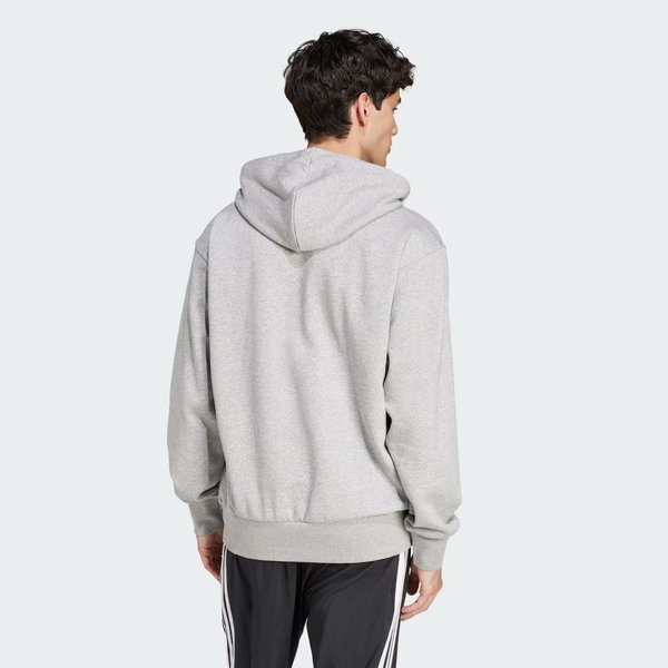 Bluza męska Essentials Feelcozy Fleece Hoodie Adidas - grey