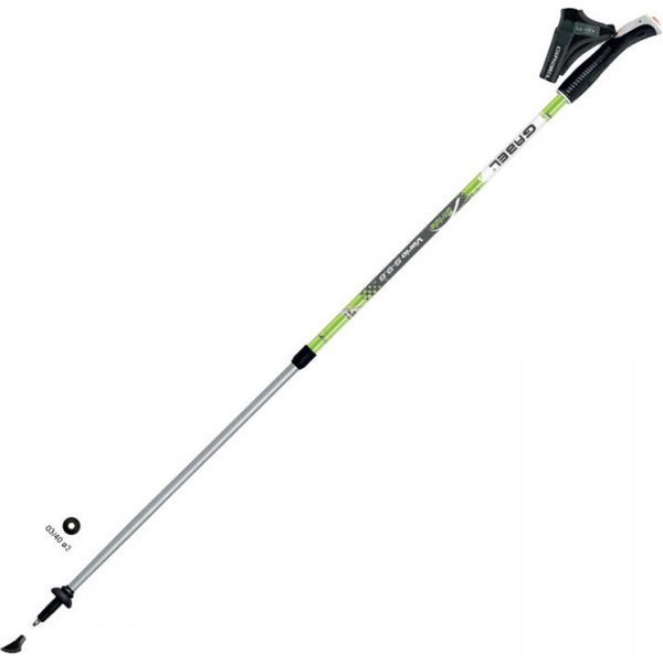 Kije nordic walking Stride Vario S-9.6 Gabel - zielone