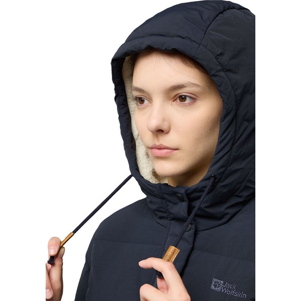 Płaszcz puchowy damski Nordlicht Jack Wolfskin - dark navy
