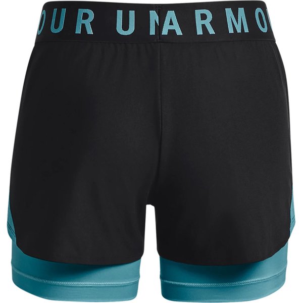 Spodenki damskie Play Up 2in1 Under Armour - Black / Glacier Blue