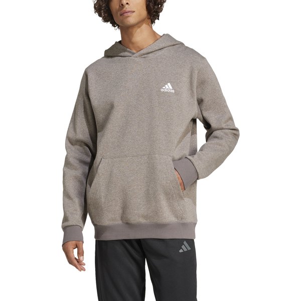 Bluza męska Seasonal Essentials Melange Hoodie Adidas - beżowa