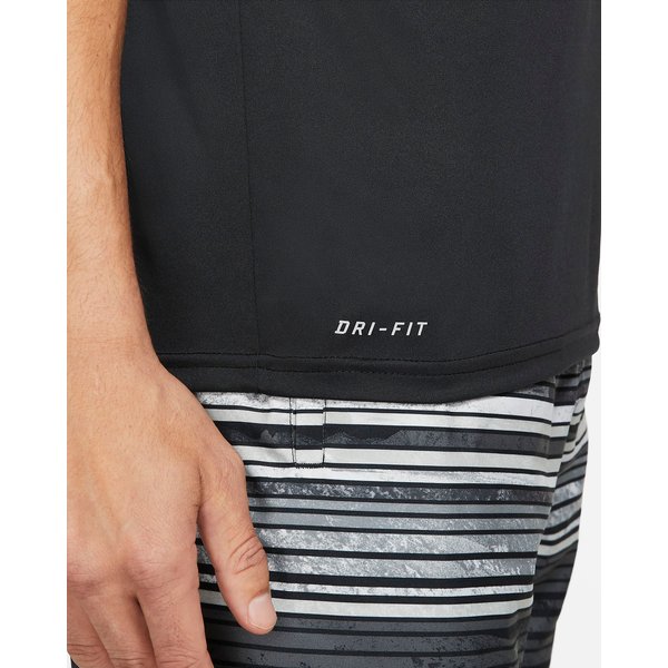 Koszulka męska Hydroguard Nike Swim - czarna