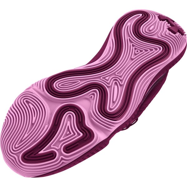 Buty koszykarskie Spawn 6 Mid Under Armour - fioletowy