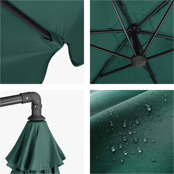 Parasol ogrodowy Classic 300cm Outtec - zielony