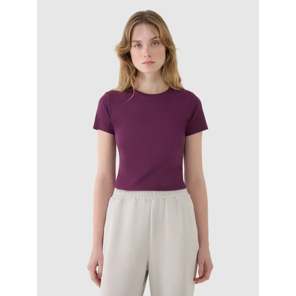 Koszulka damska TTSHF1995 4F - ciemny fiolet