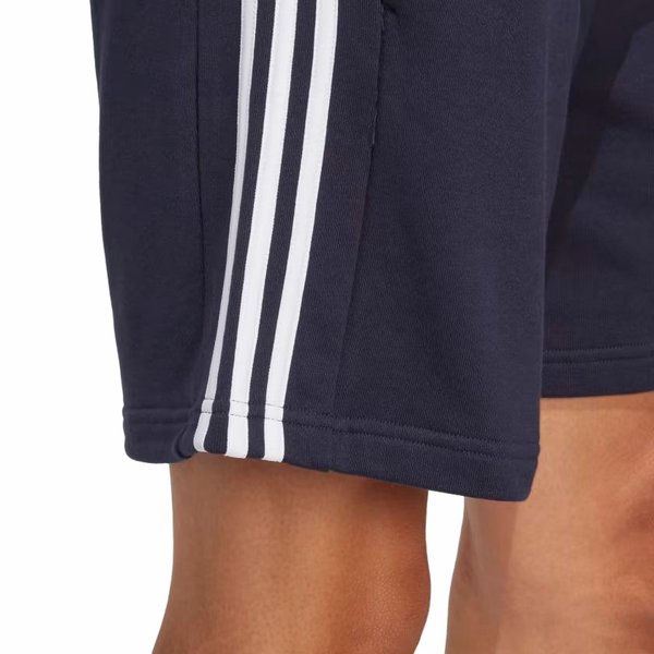 Spodenki męskie Essentials French Terry 3-Stripes Adidas - granatowe