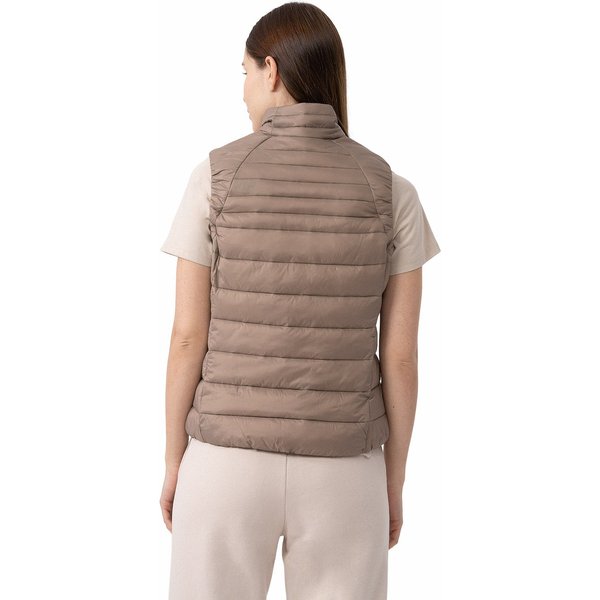 Kamizelka damska 4FAW23TVESF072 4F - jasny brąz