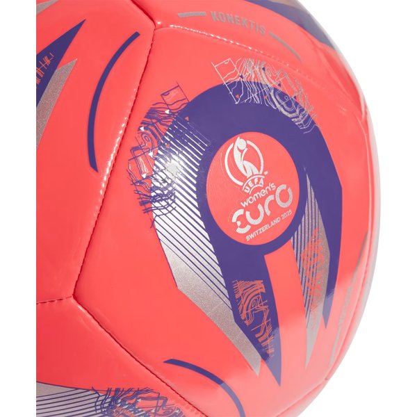 Piłka nożna Women's Euro25 Club 5 Adidas - Pantone/Pantone/Silver Metallic