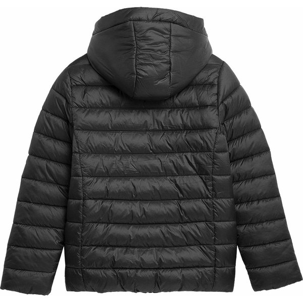 Kurtka puchowa chłopięca 4FJAW23TDJAM273 4F - czarny