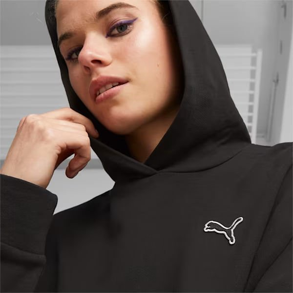 Bluza damska Better Essentials Hoodie TR Puma - czarna