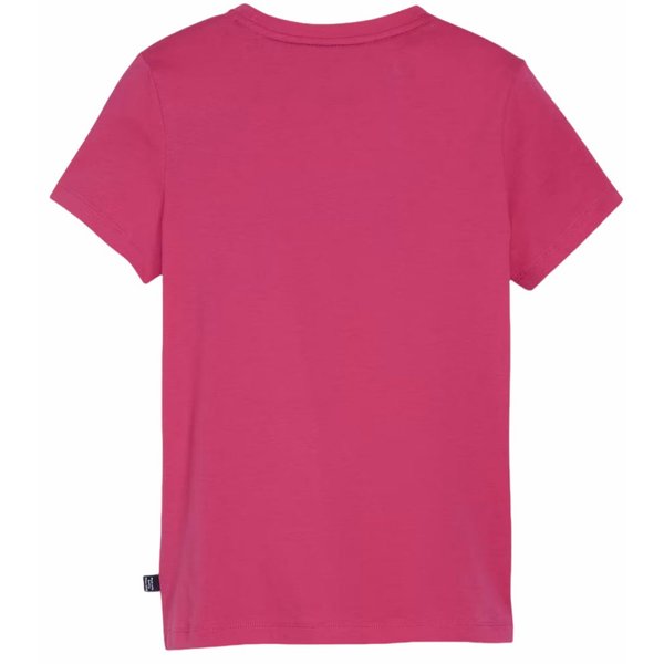 Koszulka juniorska ESS+ Logo Tee Puma - różowa