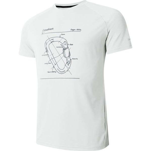 Koszulka męska Tech II Tee Dare2B - Aqua Grey