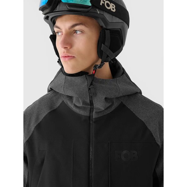 Kurtka snowboardowa męska TTJAM511 4F - głęboka czerń
