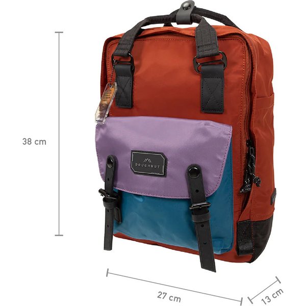 Plecak Macaroon Gamescape Series 16L Doughnut - pomarańczowy/fioletowy/niebieski