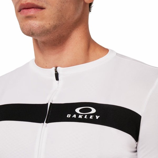 Koszulka rowerowa męska Icon Classic Jersey Oakley - white
