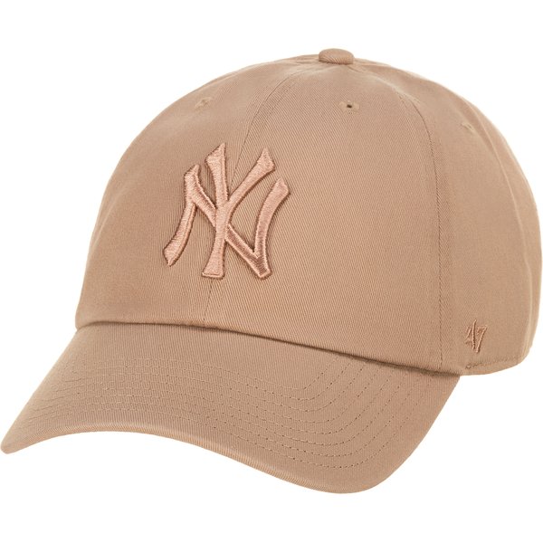 Czapka z daszkiem New York Yankees Clean Up No Loop 47 Brand - beżowy/brązowy
