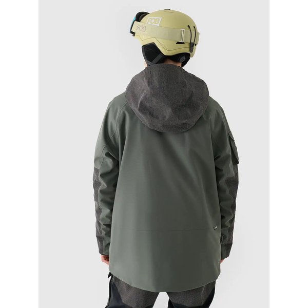 Kurtka snowboardowa męska TTJAM511 4F - khaki